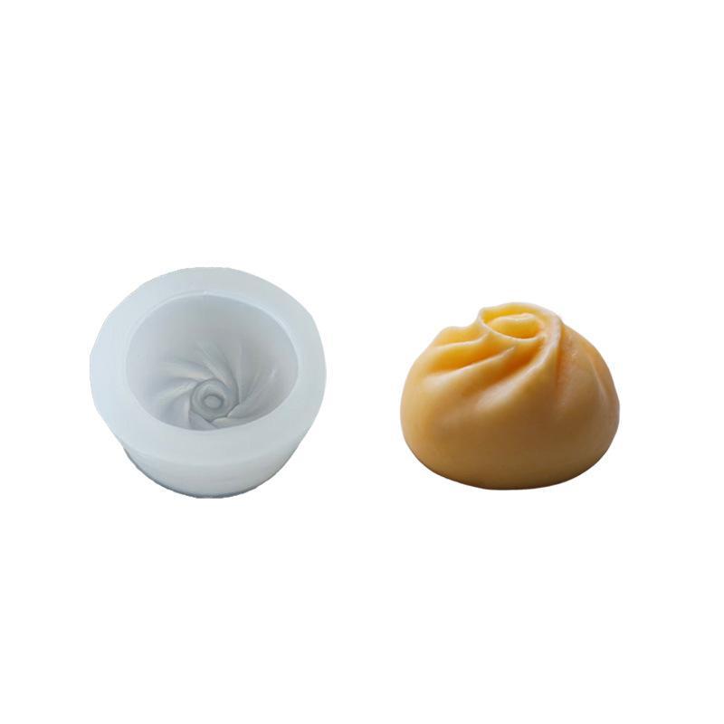 Soap Making In Home - 3D Cute Dumpling Baozi Silicone Mold