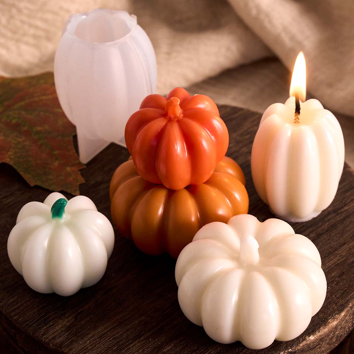 Soap Making In Home - Halloween Pumpkin Silicone Mold For Scented
