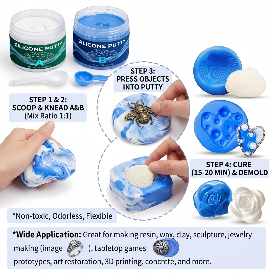 Silicone Putty Mold Making Sup - огляд і ціна Soap Making Handmade