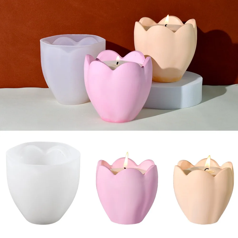 Tulip Candle Holder Silicone M - огляд і ціна Soap Making Equipment For Beginners