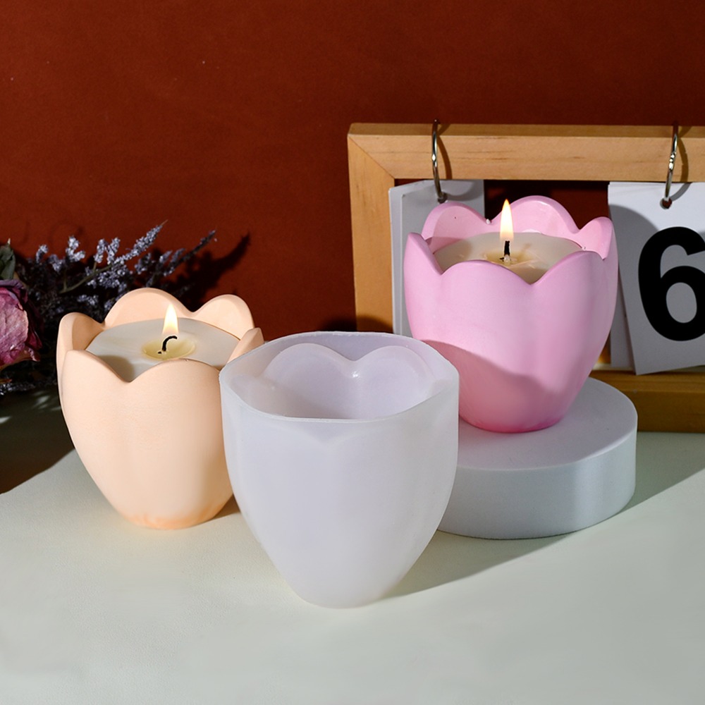 Tulip Candle Holder Silicone M - огляд і ціна Soap Making Equipment For Beginners