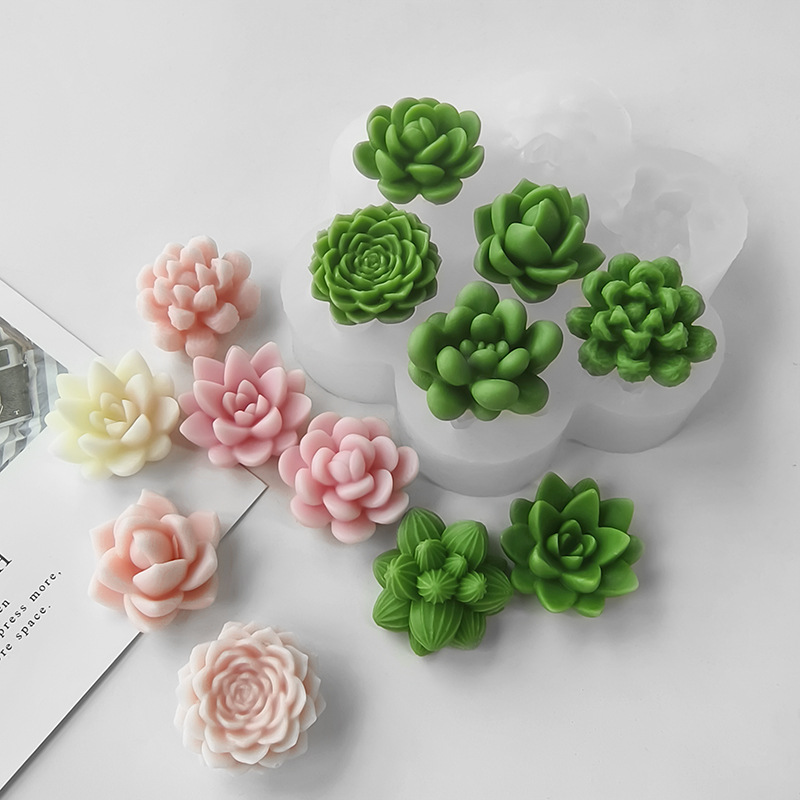 7 In1 Succulent Cactus Silicon - огляд і ціна Soap Making In Home