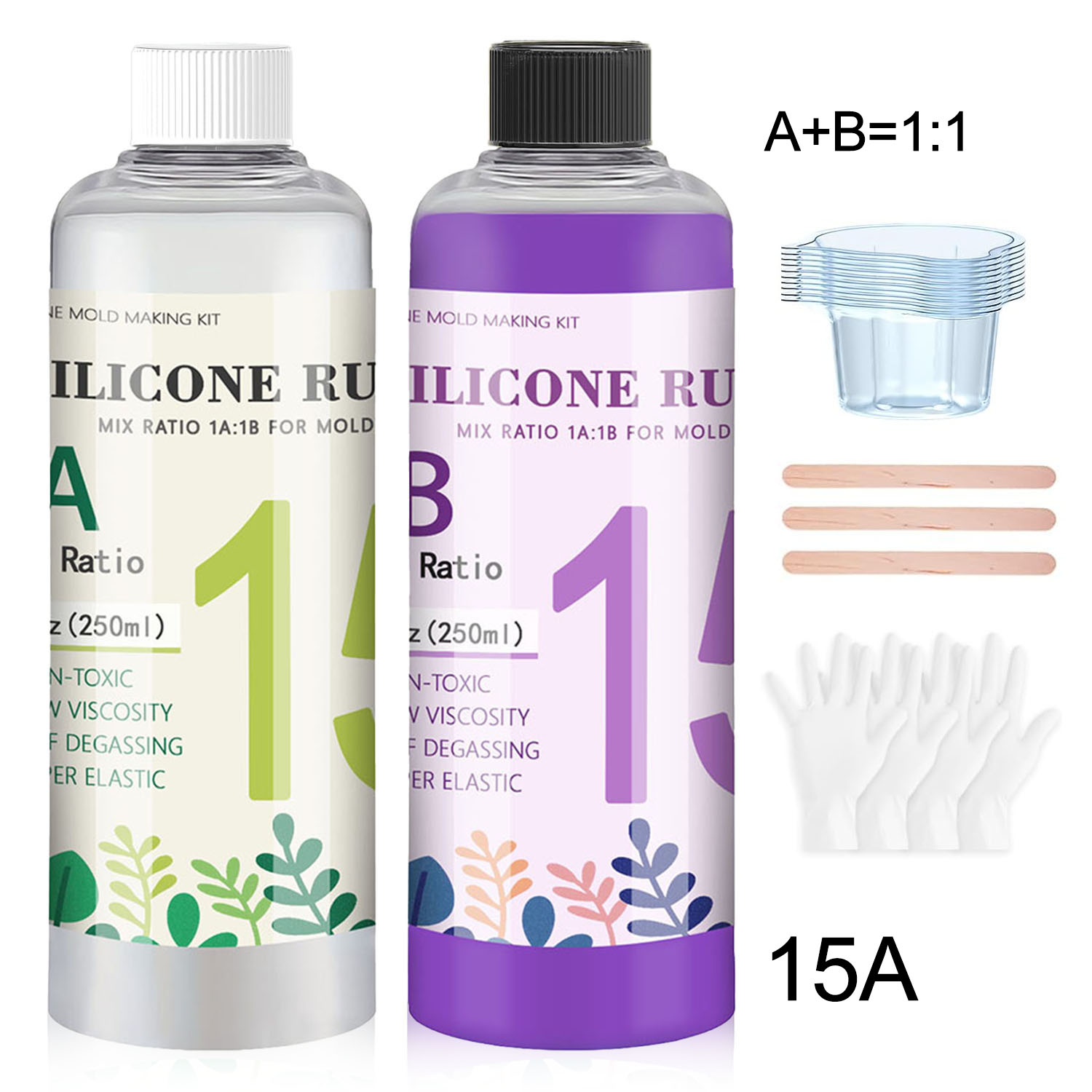 Purple Liquid Silicone Rubber  - огляд і ціна Soap Making Ratios
