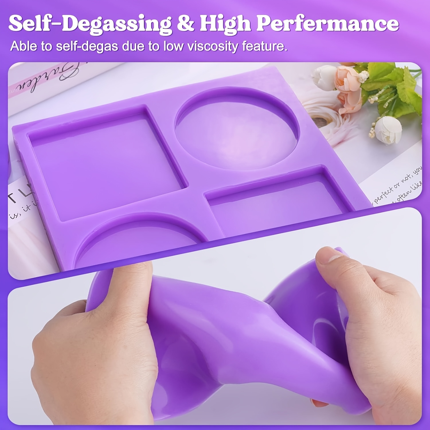 Purple Liquid Silicone Rubber  - огляд і ціна Soap Making Ratios