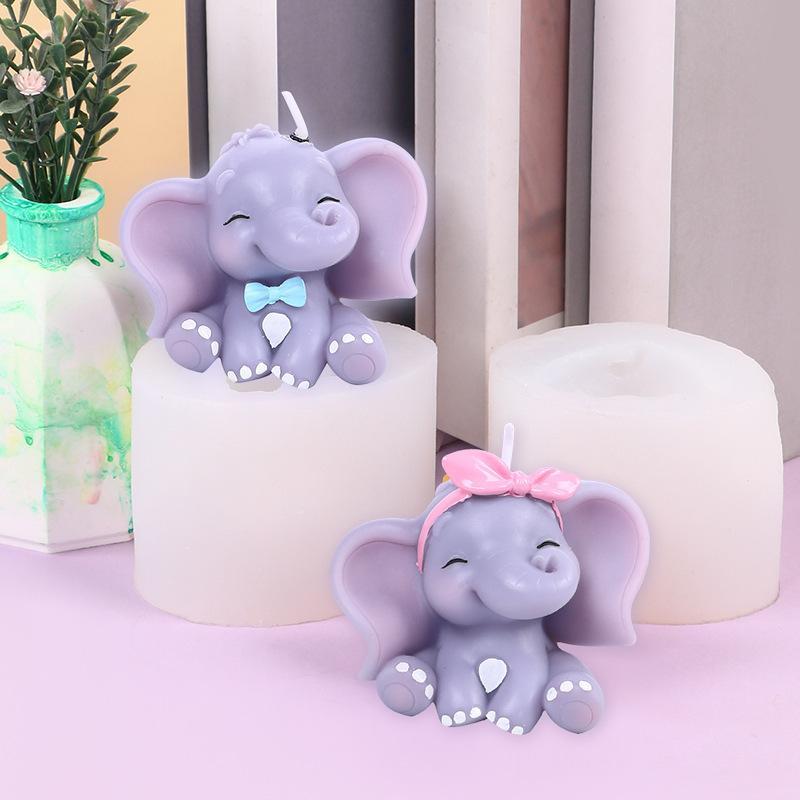 Cute 3D Elephant Silicone Cand - огляд і ціна Soap Making Bar