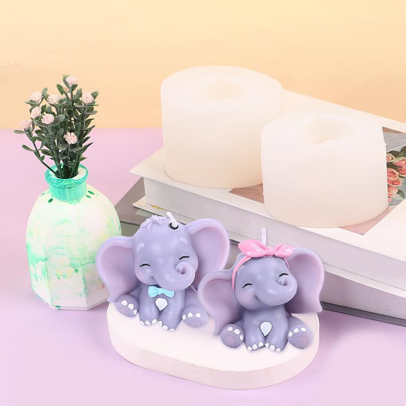 Cute 3D Elephant Silicone Cand - огляд і ціна Soap Making Bar