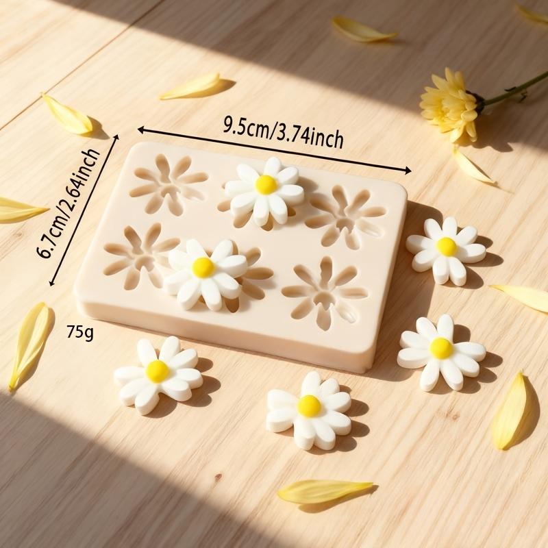 1pc 3D Daisy Sunflower Silicon - огляд і ціна Soap Making Bar