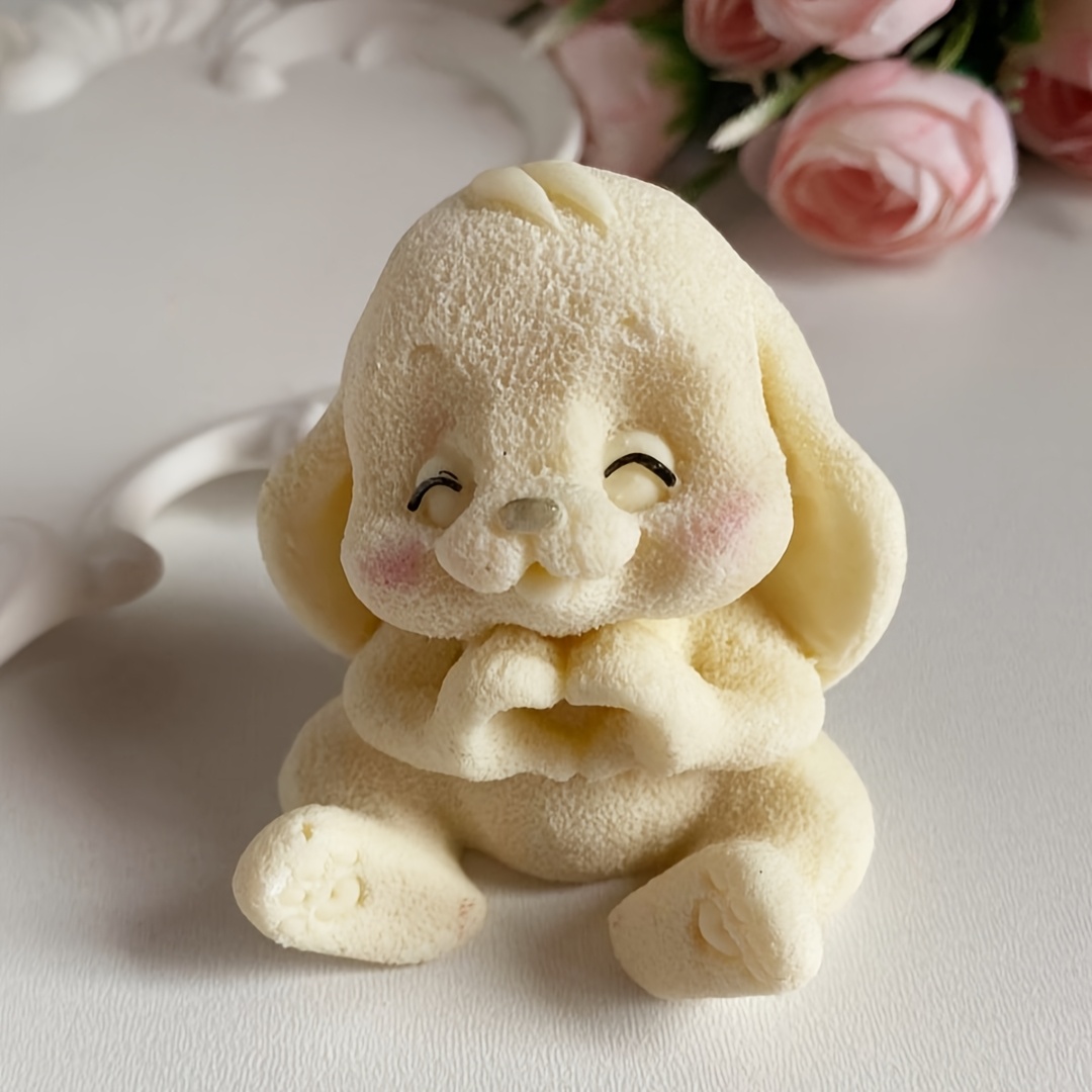 1pc Adorable Rabbit Resin Sili - огляд і ціна Soap Making Handmade