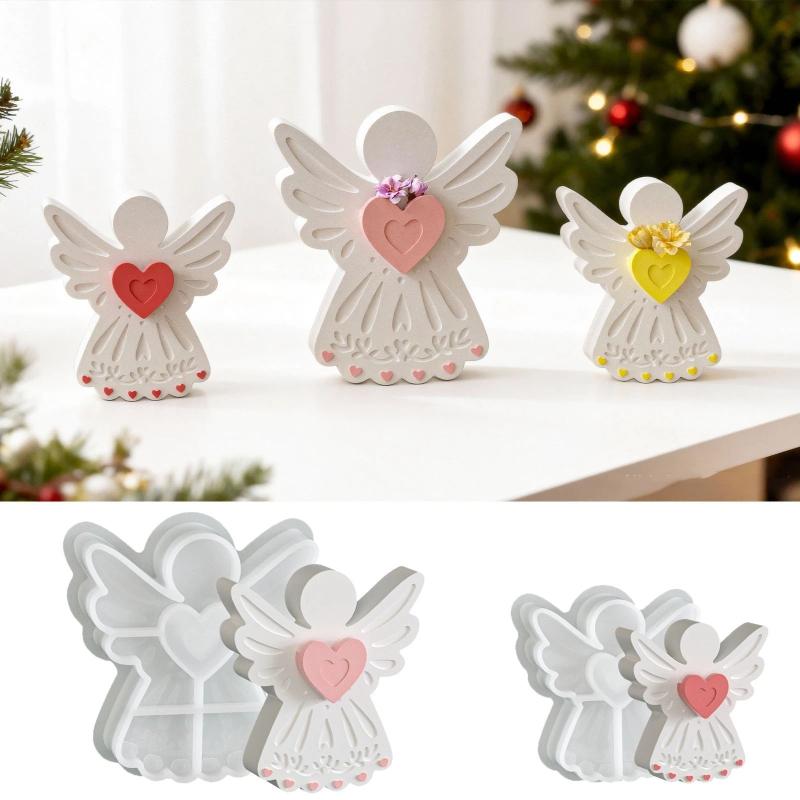 Love Angel Gypsum Mold Candle  - огляд і ціна Soap Making Bar