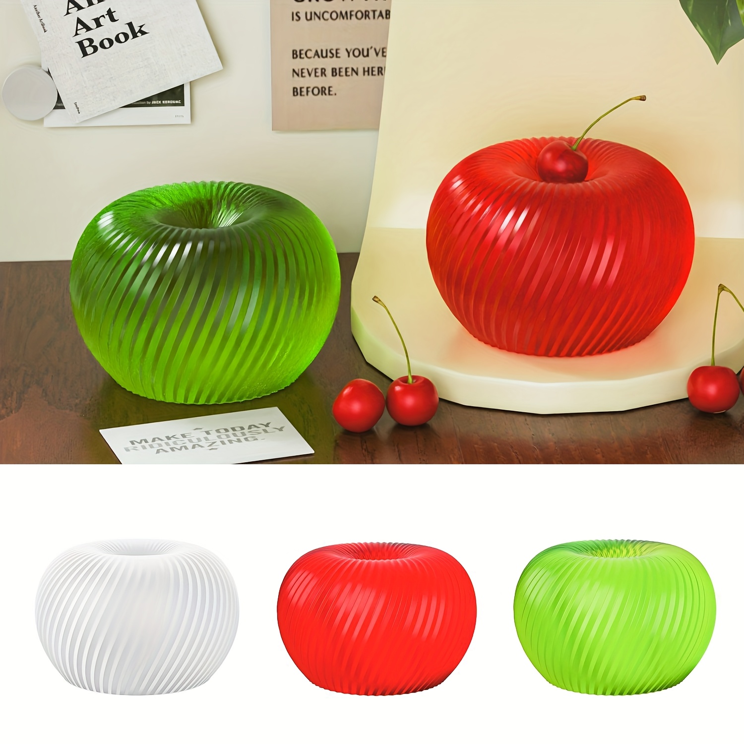 A trendy red apple silicone mo - огляд і ціна Soap Making Handmade