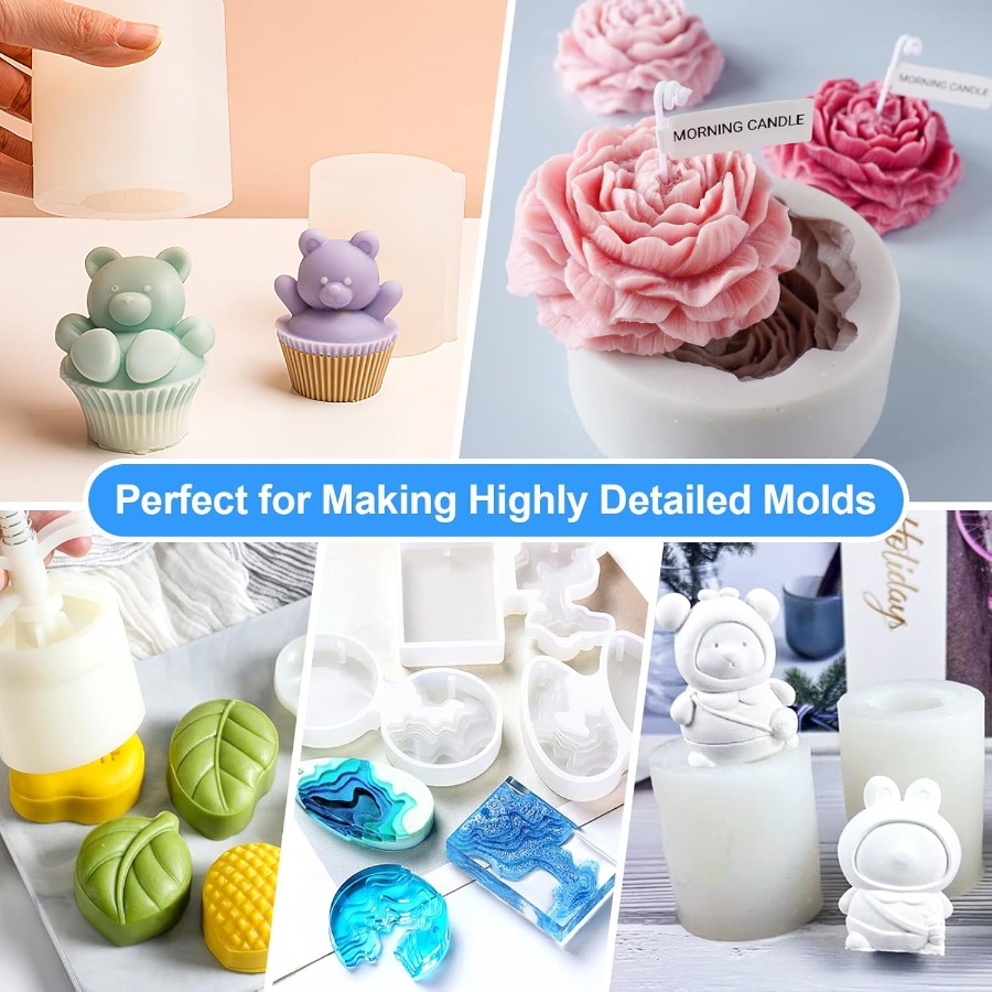 Silicone Mold Making Kit, 38.8 - огляд і ціна Soap Making Handmade
